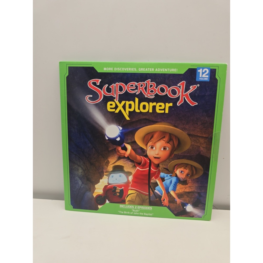 Superbook Explorer # 12 CBN DVD 2 Episodes Ruth , The Birth Of John The Baptist